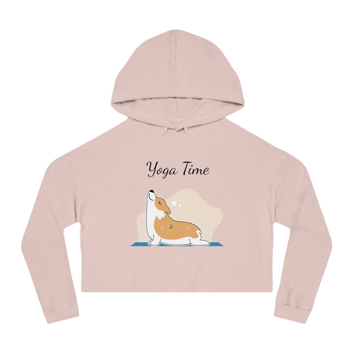 Womens Cropped Hooded Sweatshirt