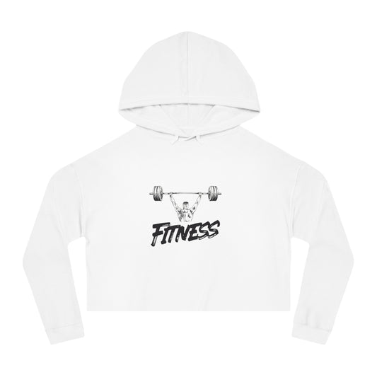 Womens Cropped Hooded Sweatshirt