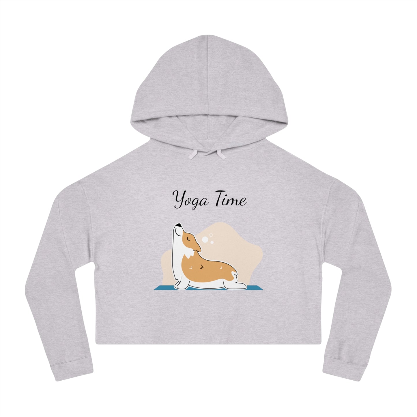 Womens Cropped Hooded Sweatshirt