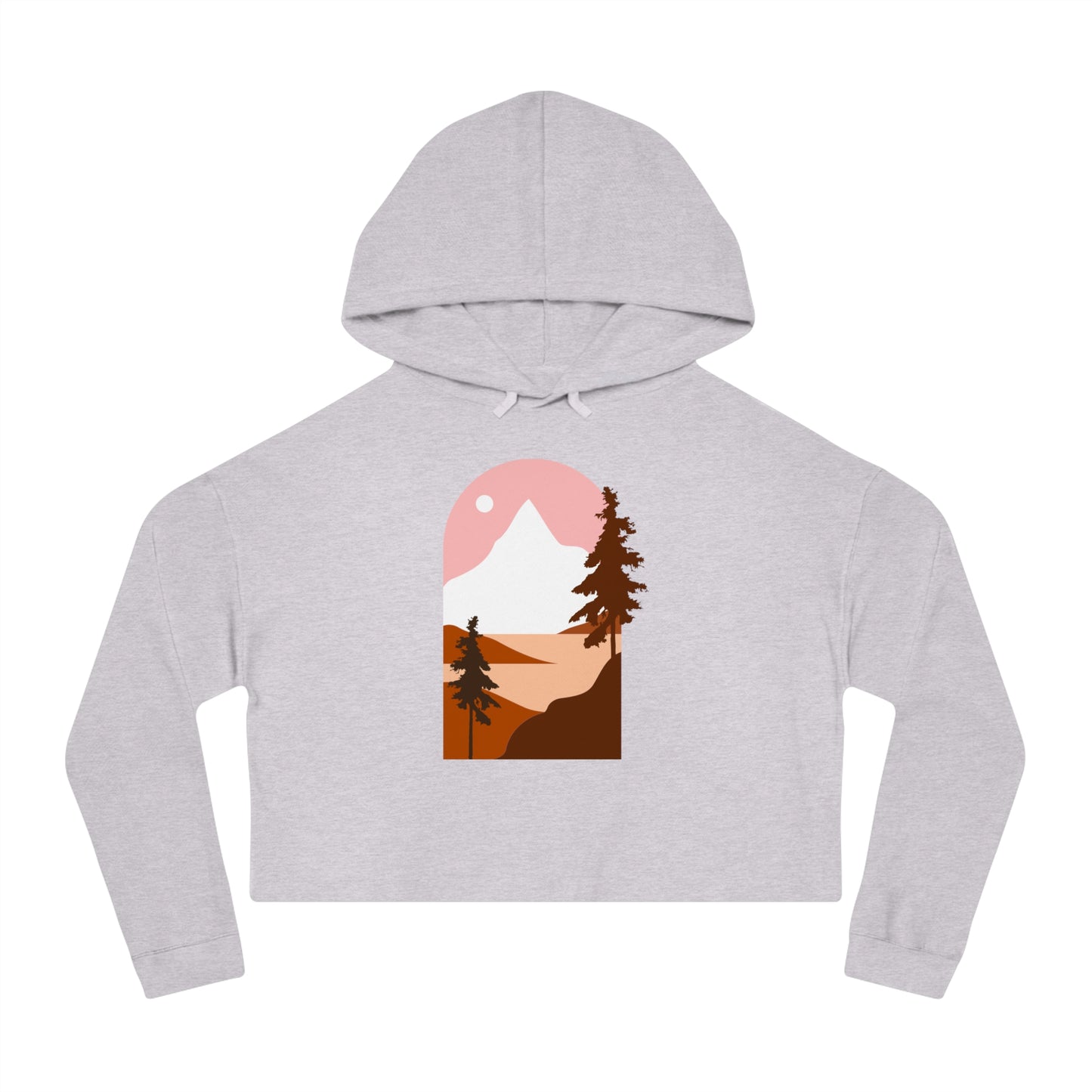 Womens Cropped Hooded Sweatshirts