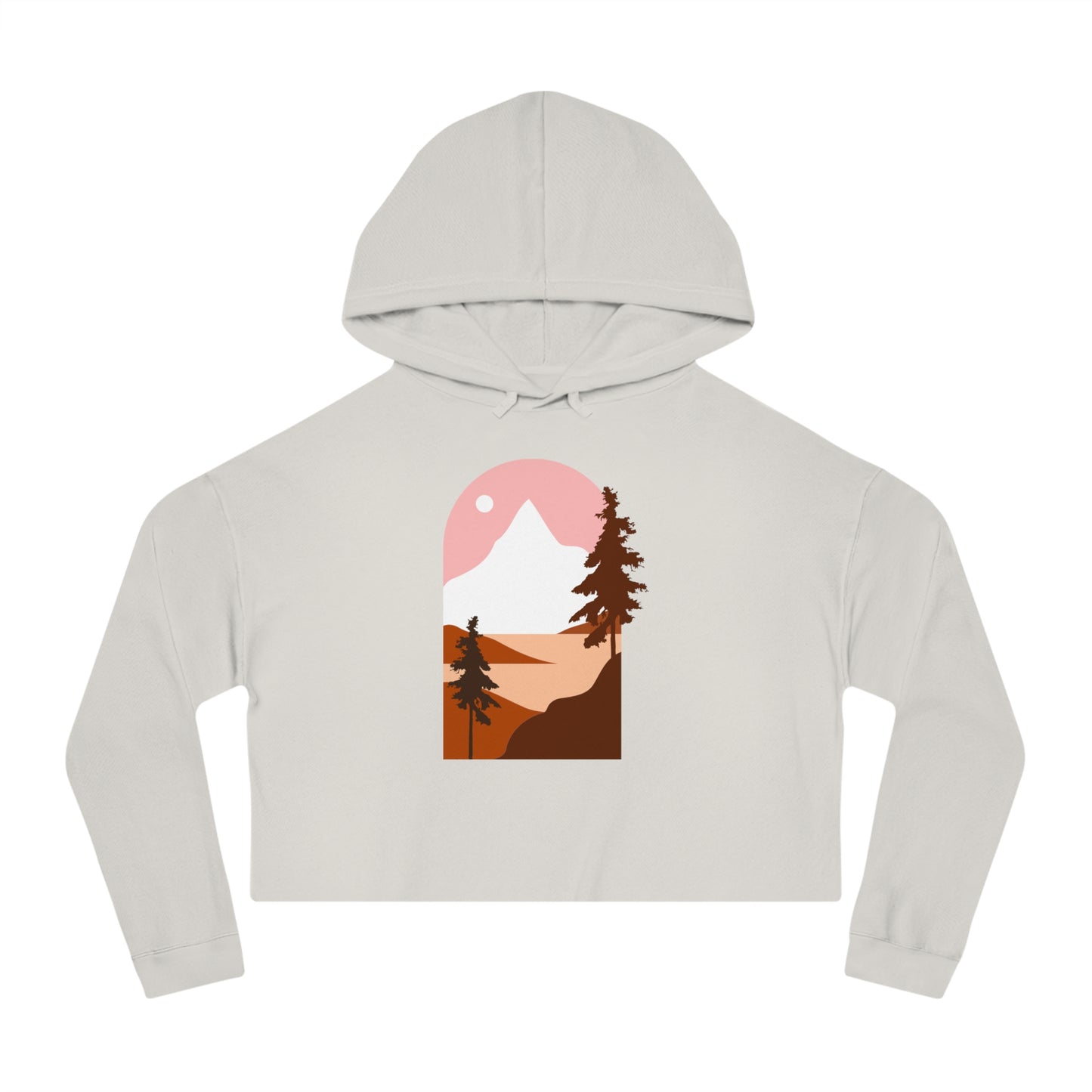 Womens Cropped Hooded Sweatshirts