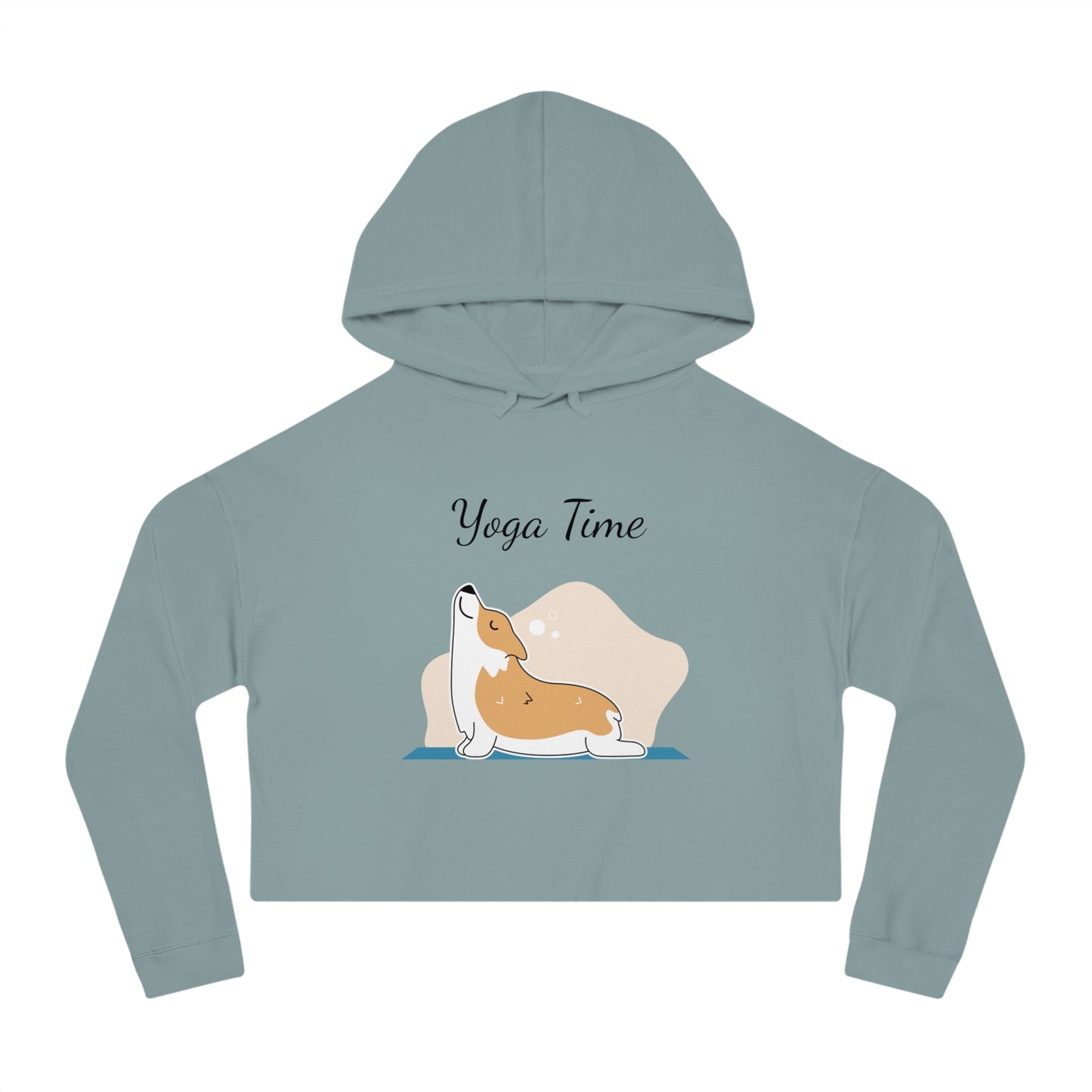 Womens Cropped Hooded Sweatshirt