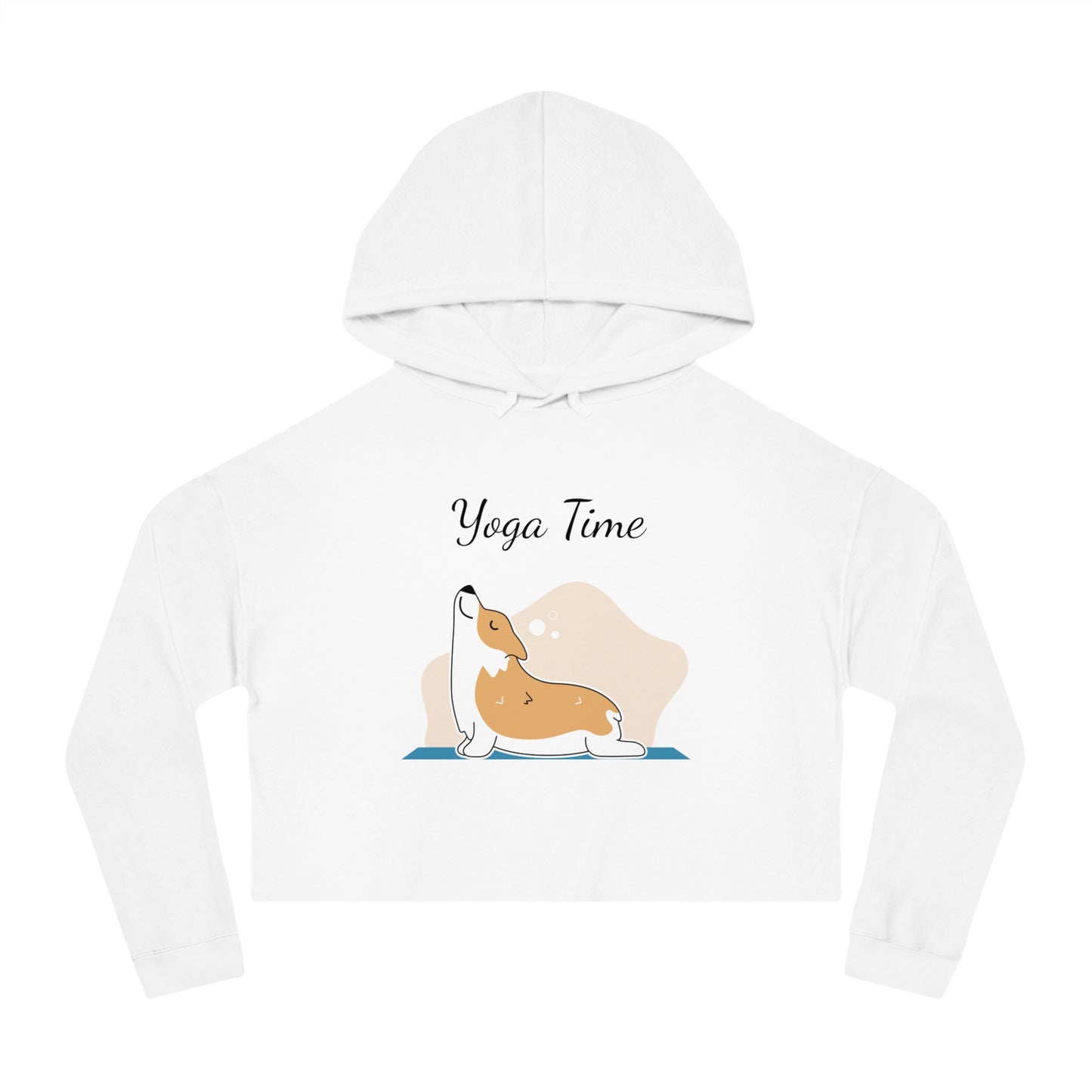 Womens Cropped Hooded Sweatshirt