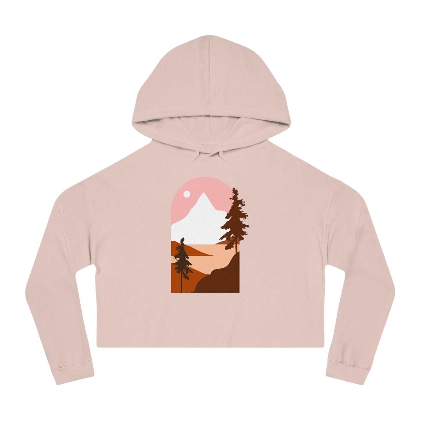 Womens Cropped Hooded Sweatshirts