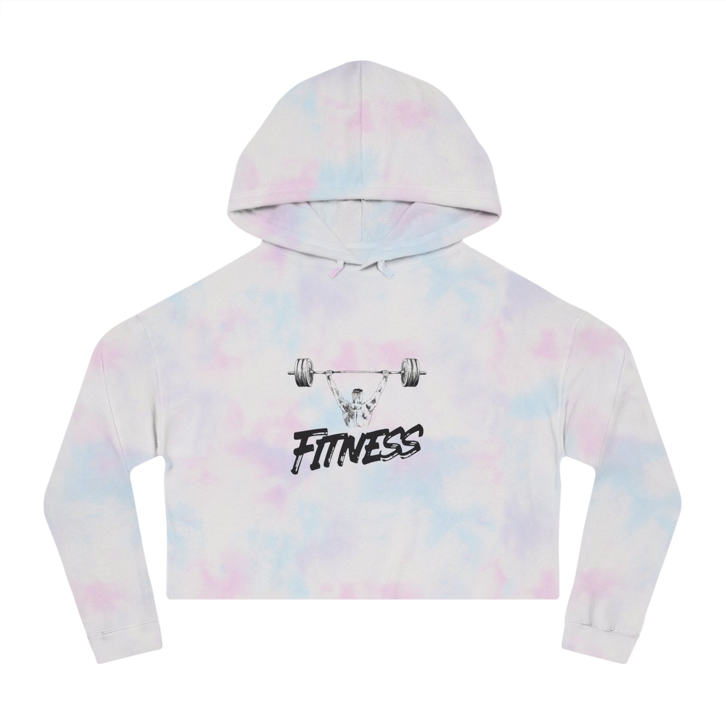 Womens Cropped Hooded Sweatshirt