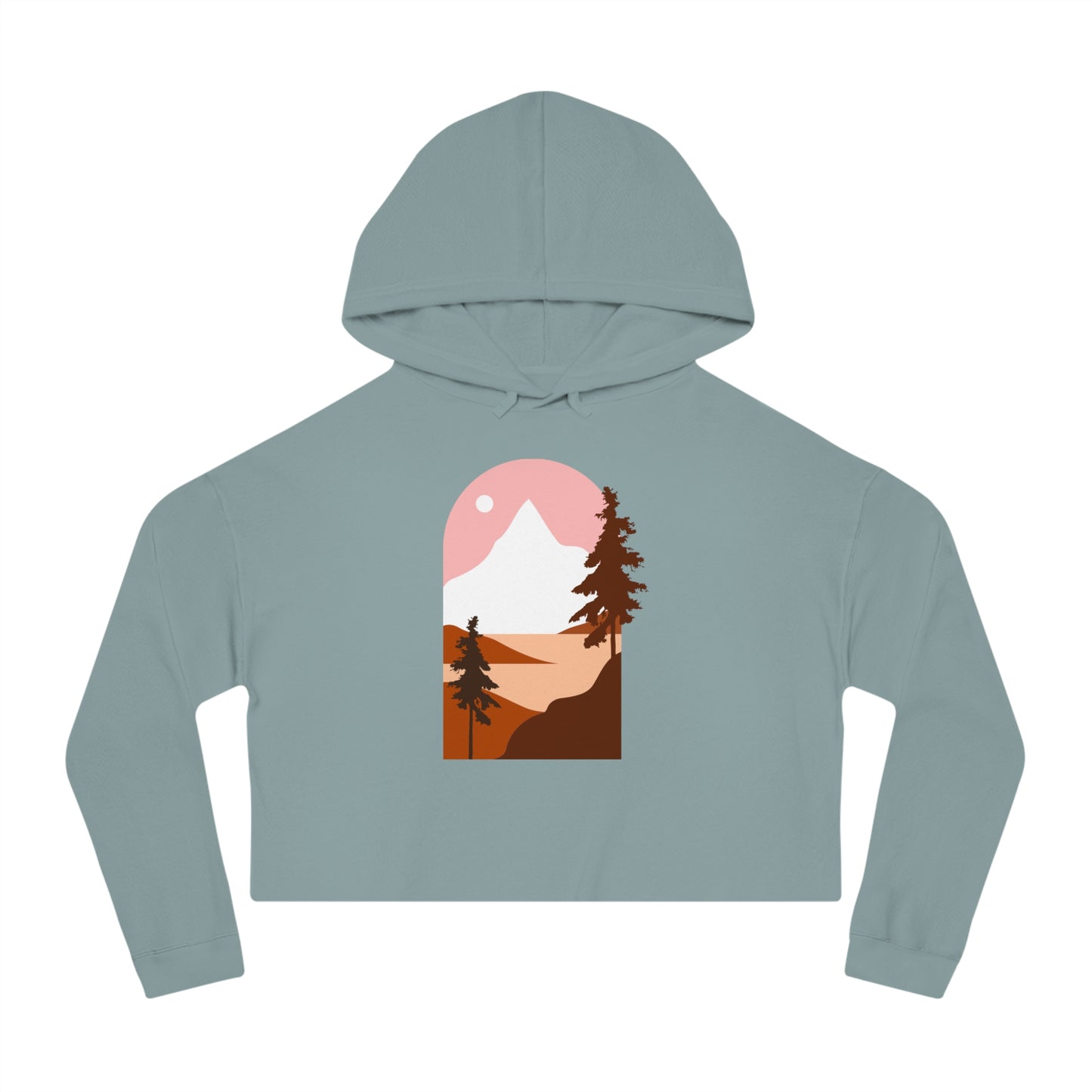 Womens Cropped Hooded Sweatshirts