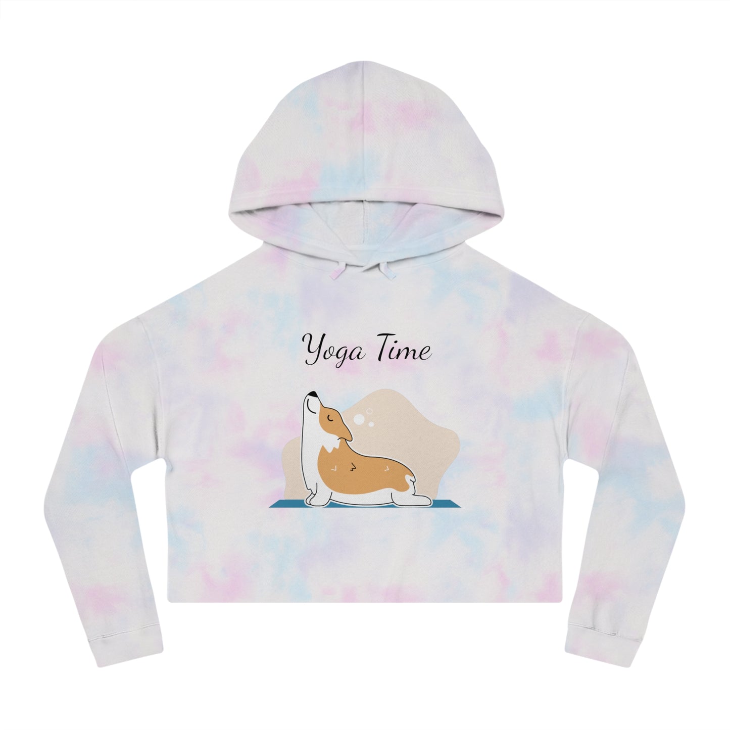 Womens Cropped Hooded Sweatshirt